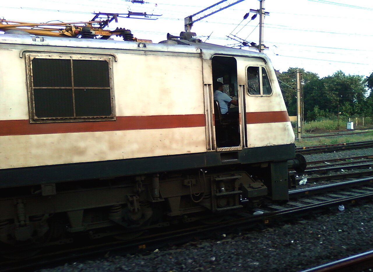An Indian Railways electric locomotive