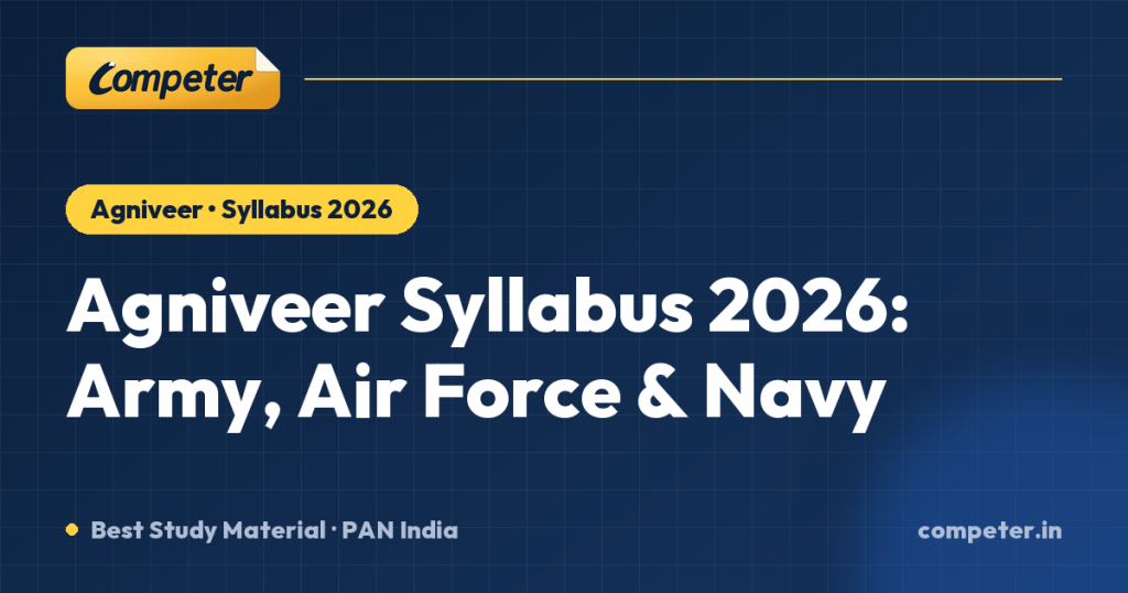 Agniveer Syllabus 2026: Army, Air Force & Navy